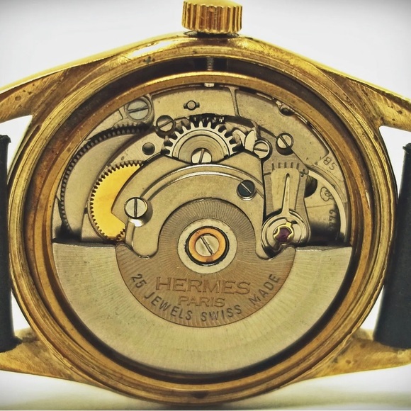 VINTAGE HERMES PARIS AUTOMATIC Man’s Watch - Picture 7 of 7